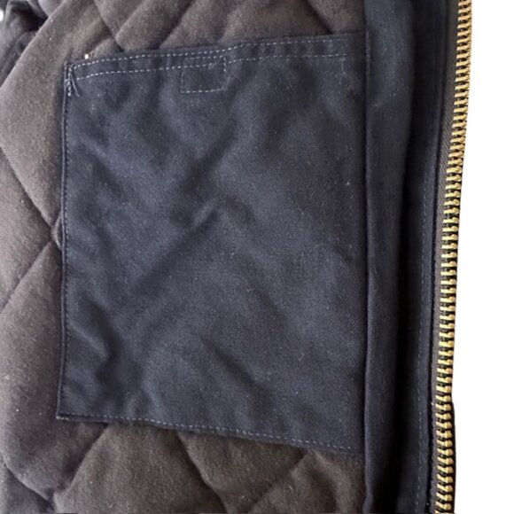 NWOT Carhartt Navy Blue Duck Cloth Coat Jacket - Picture 8 of 10
